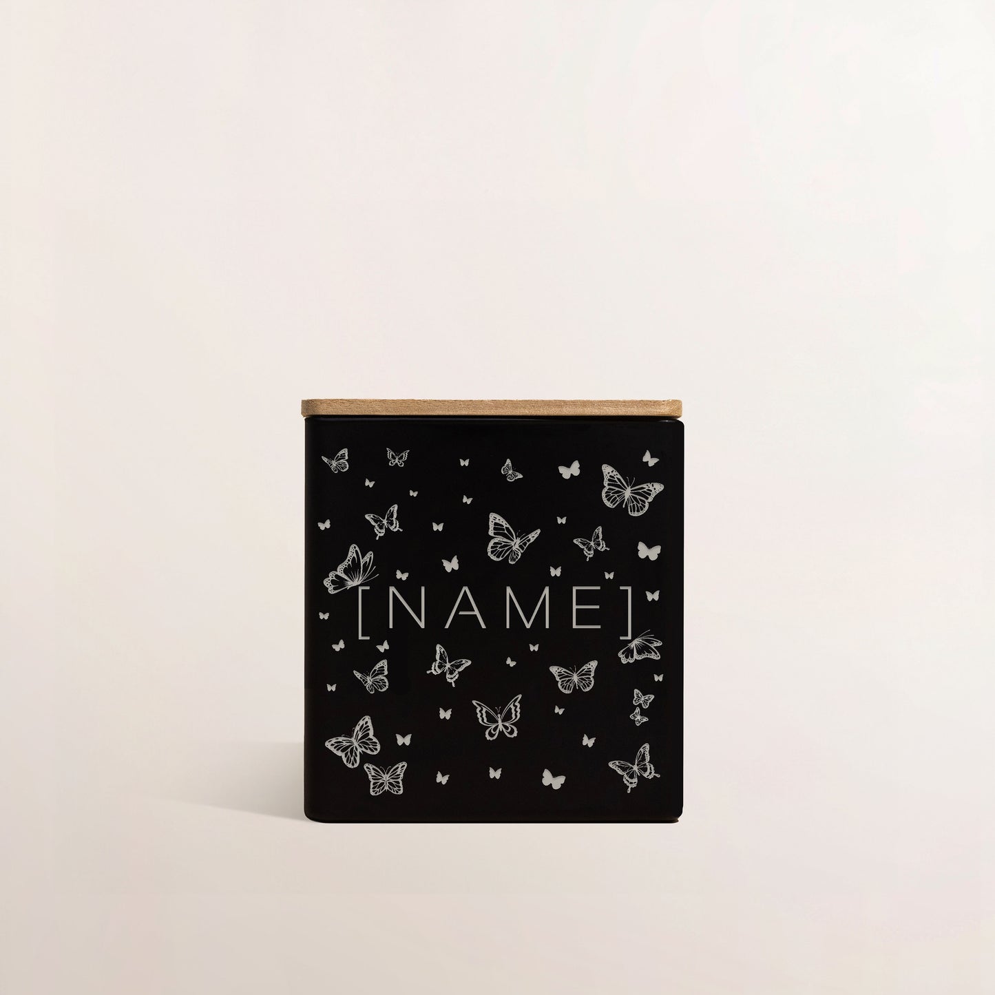 BUTTERFLY NAME CANDLE