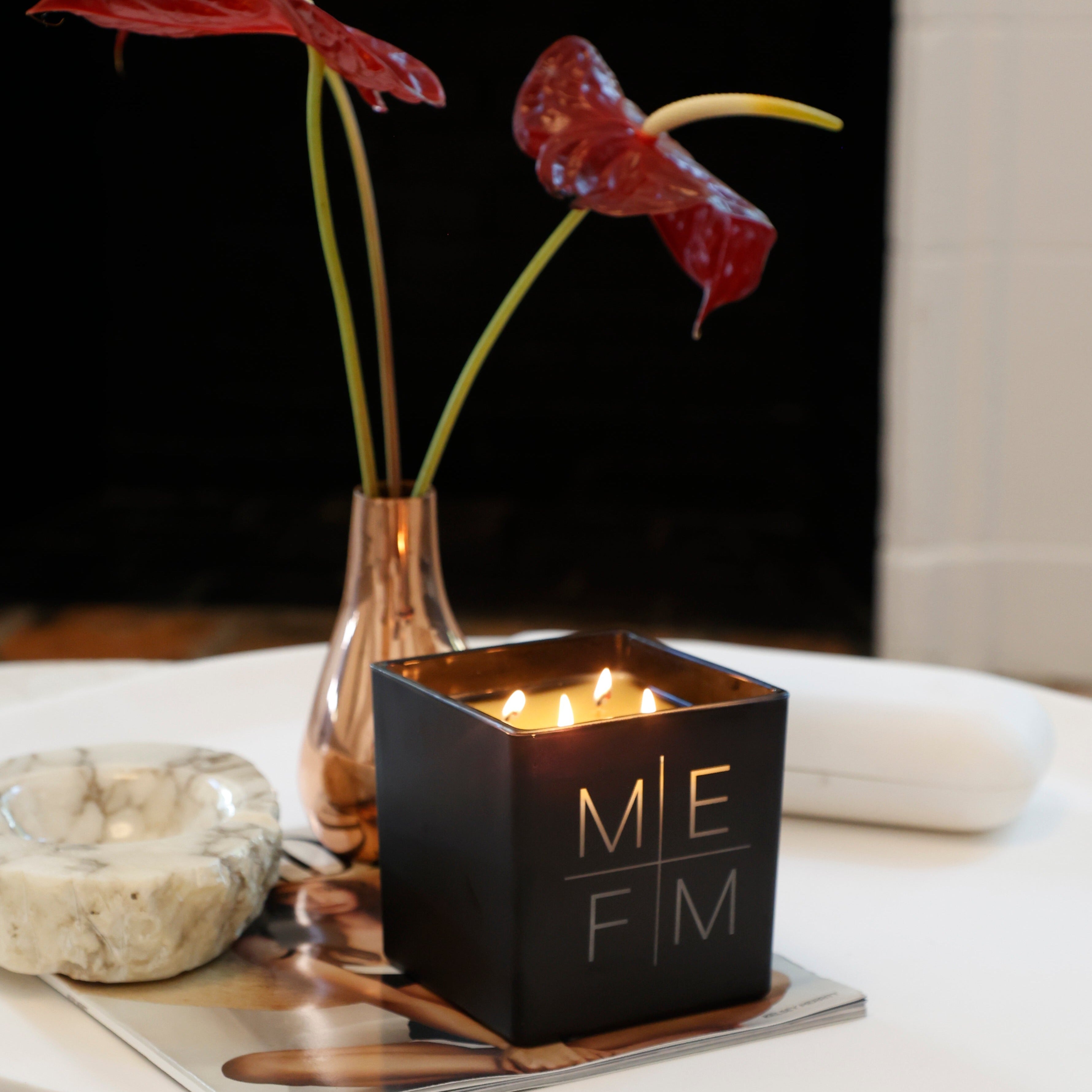 SQUARE MONOGRAM CANDLE