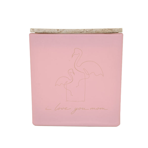 READY TO SHIP MOM & ME PINK CANDLE