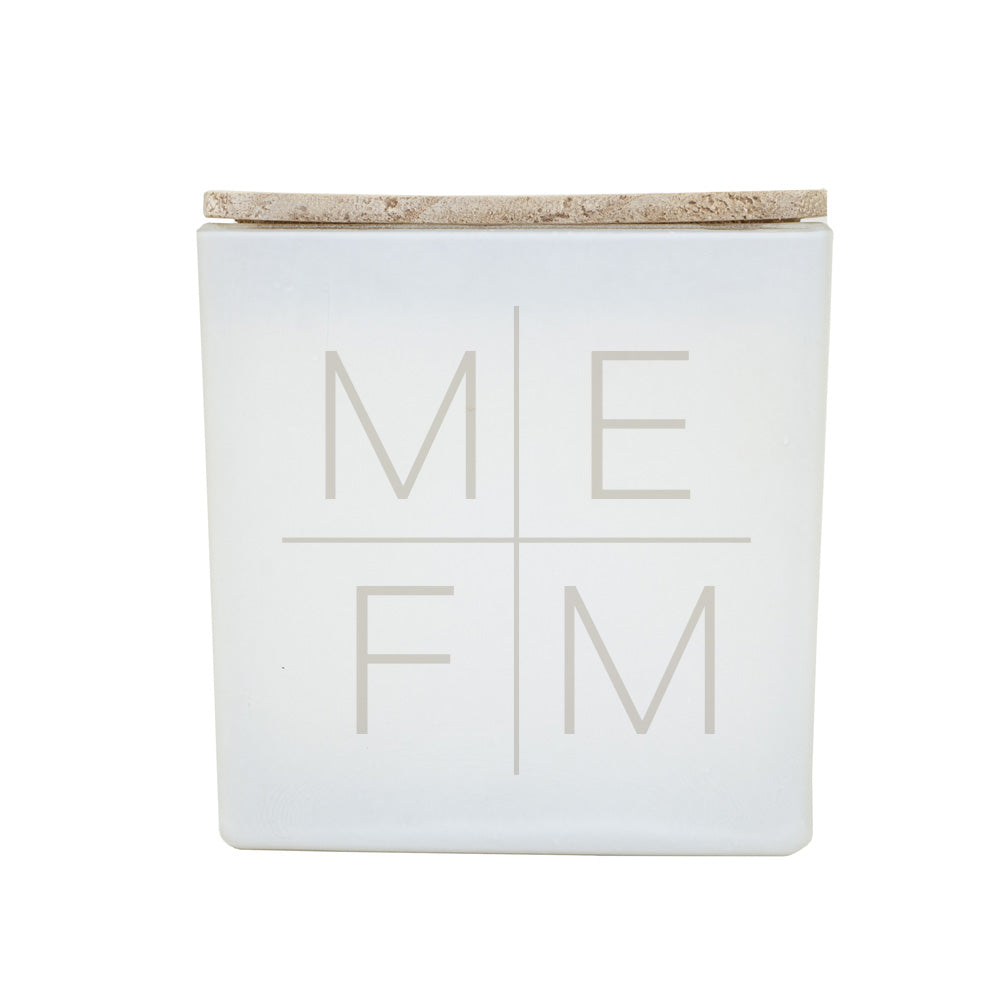 SQUARE MONOGRAM CANDLE