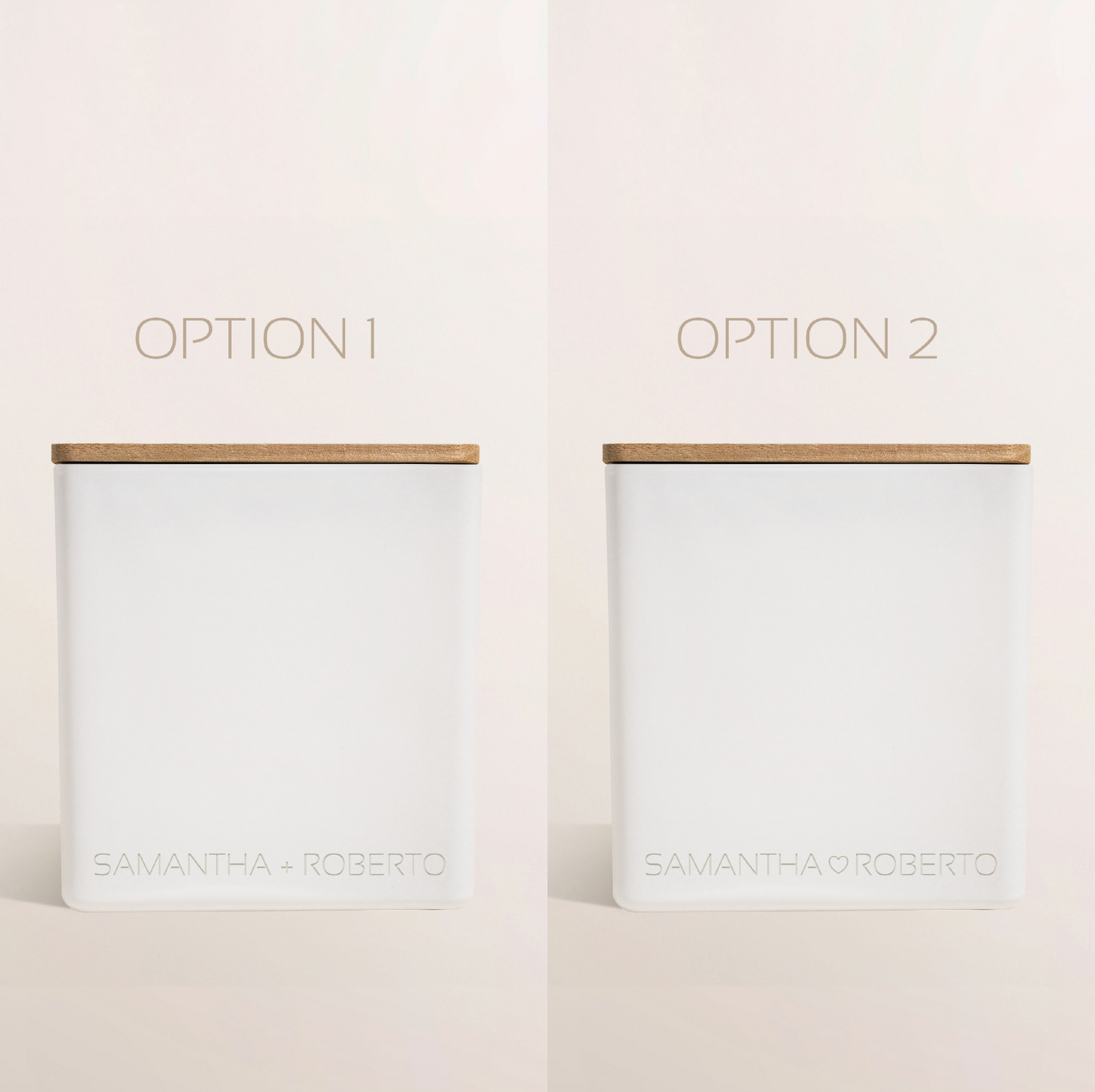 MODERN ENGAGEMENT CANDLE
