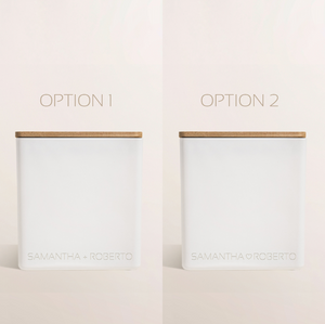 MODERN ENGAGEMENT CANDLE