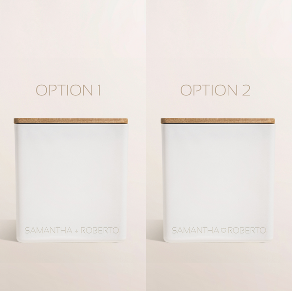 MODERN ENGAGEMENT CANDLE