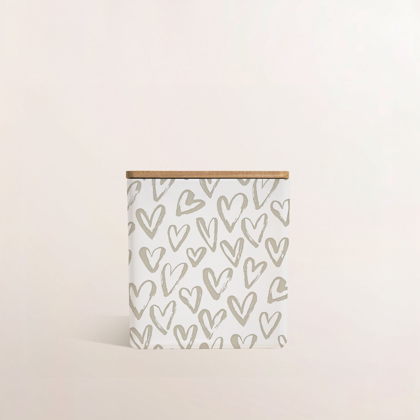 HEARTS PATTERN CANDLE