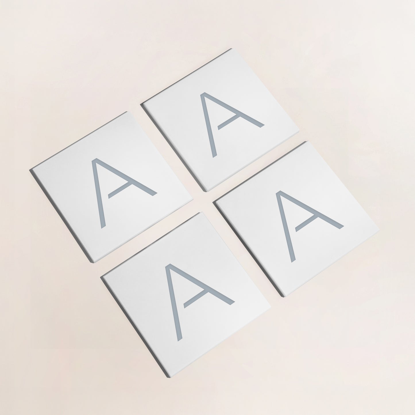 MONOGRAM COASTERS (SET OF 4)