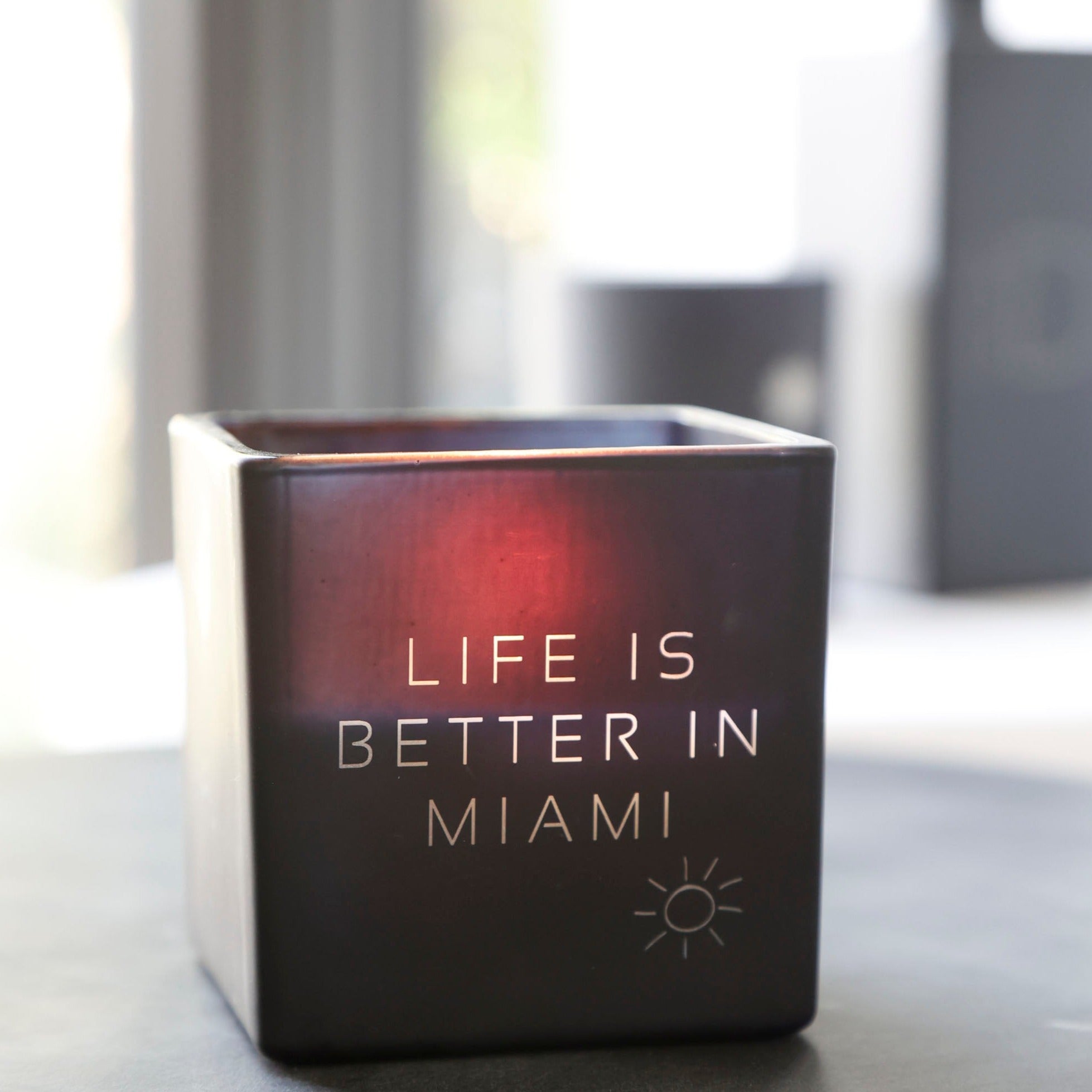 LIFE IS BETTER IN MIAMI CANDLE