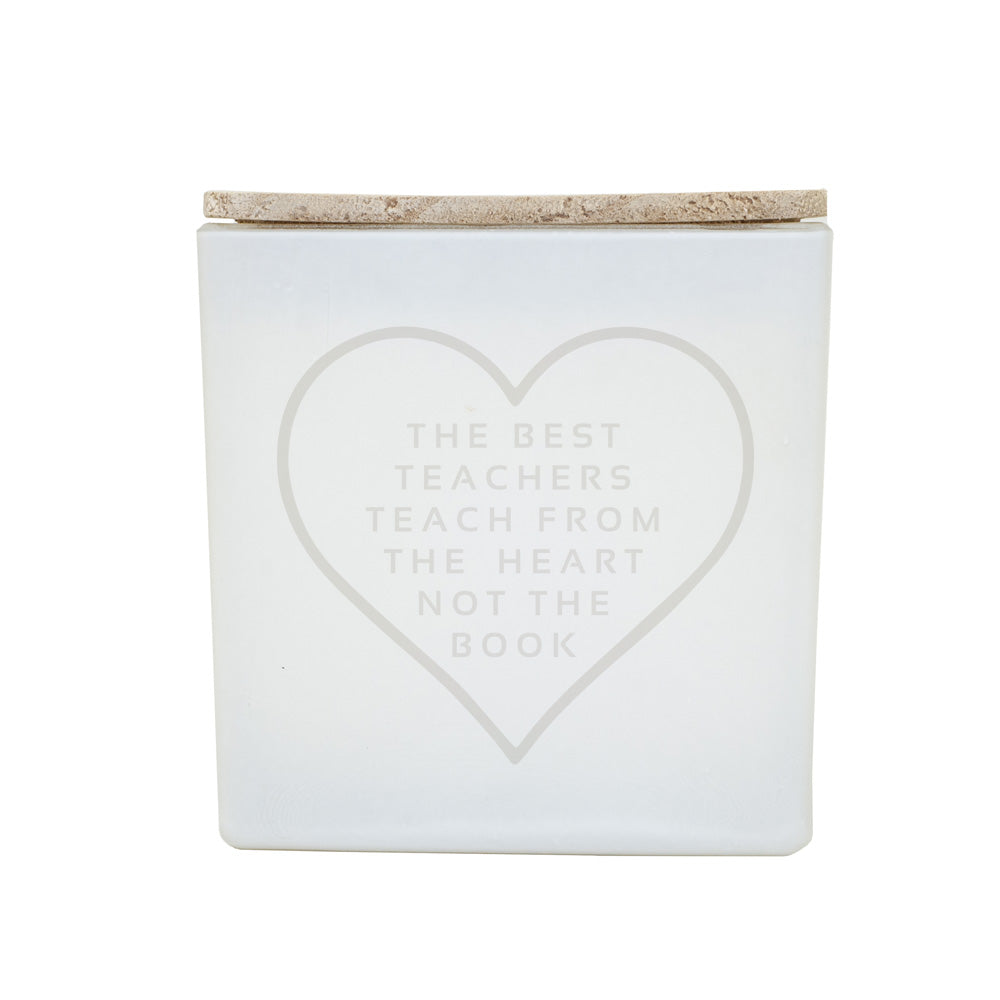 THE BEST TEACHERS CANDLE