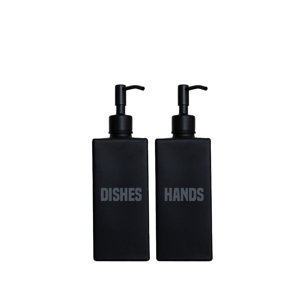 Dish Wash Hand Wash Soap Dispenser Bottle Set