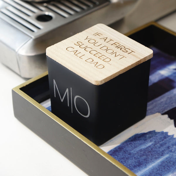 MODERN MONOGRAM CANDLE