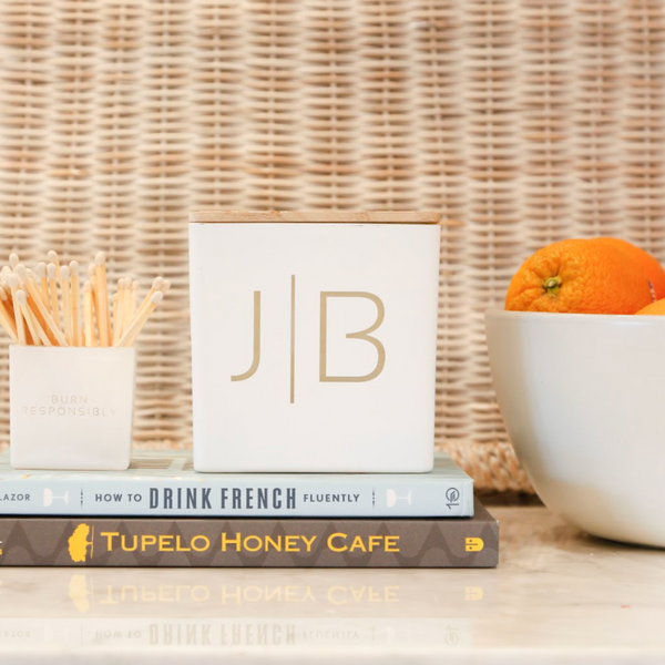 MODERN MONOGRAM CANDLE