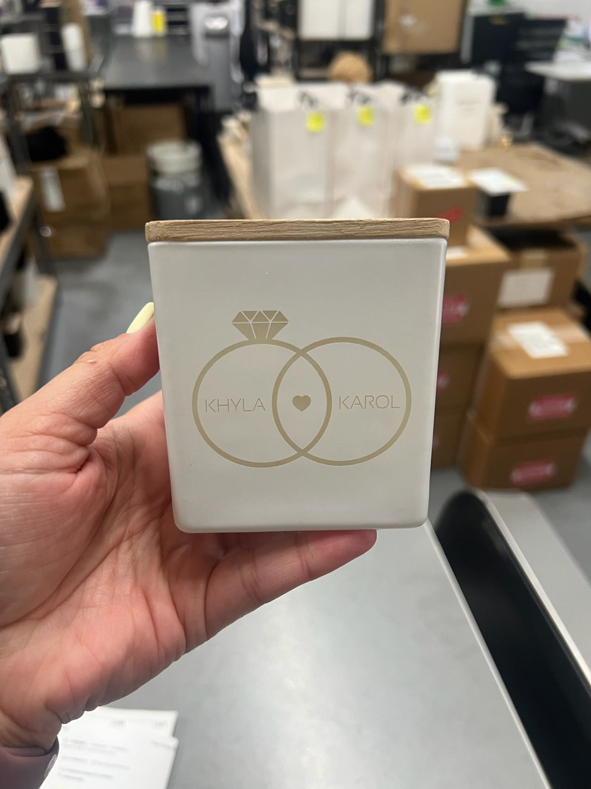 Engagement Candle