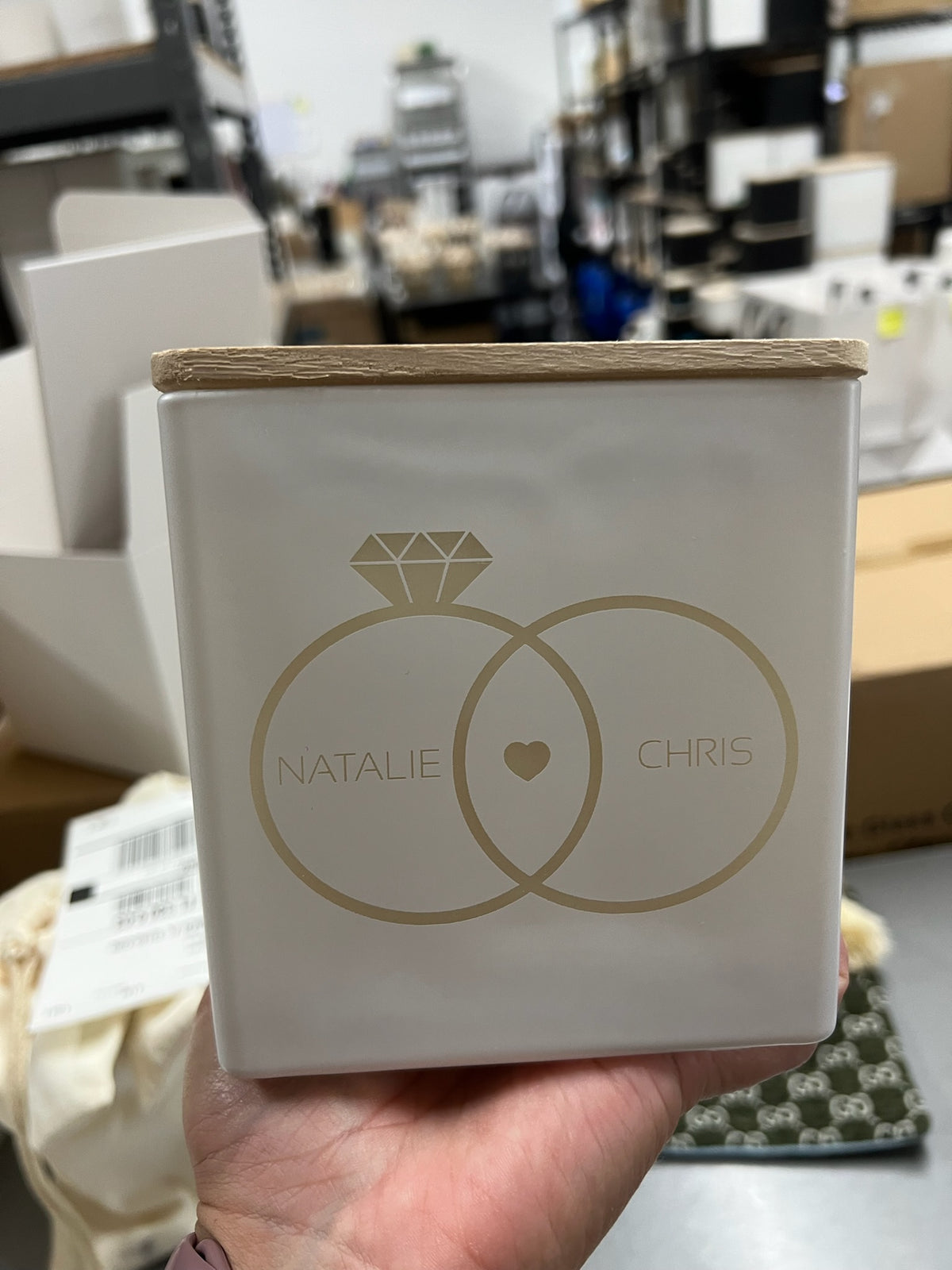 Engagement Candle