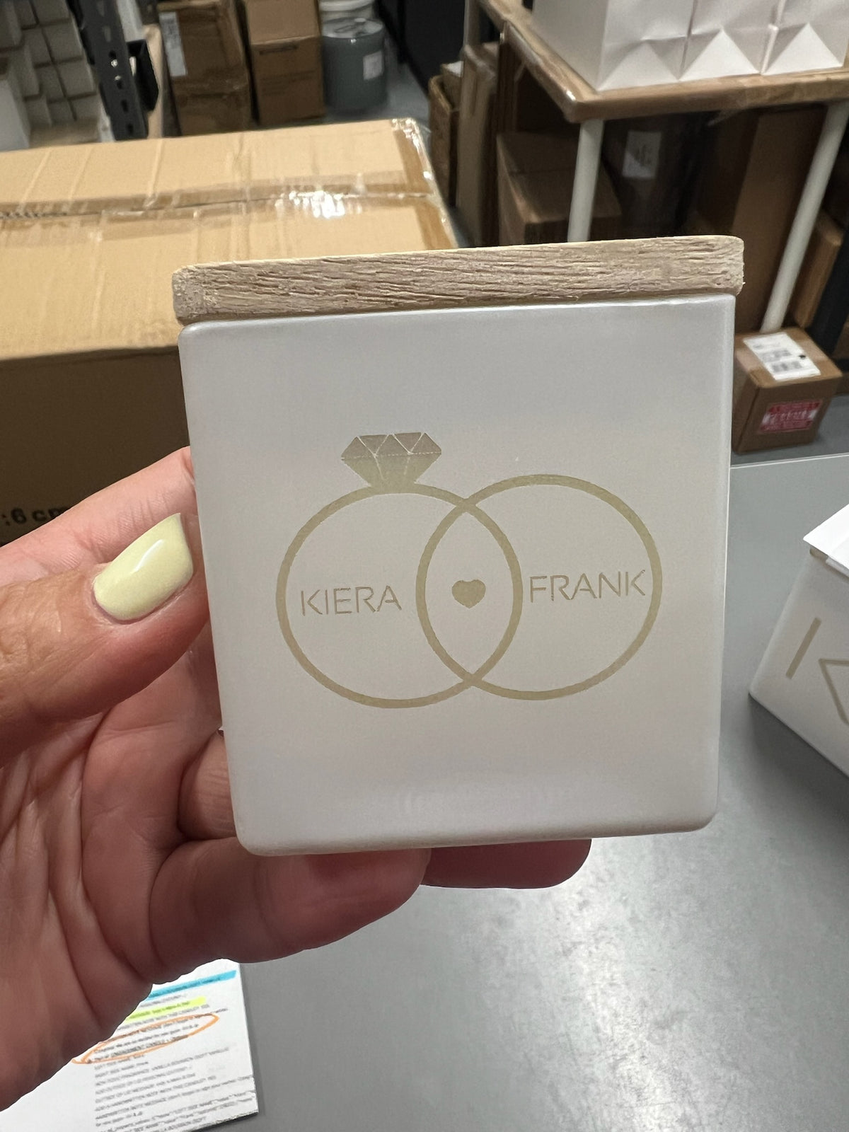 Engagement Candle
