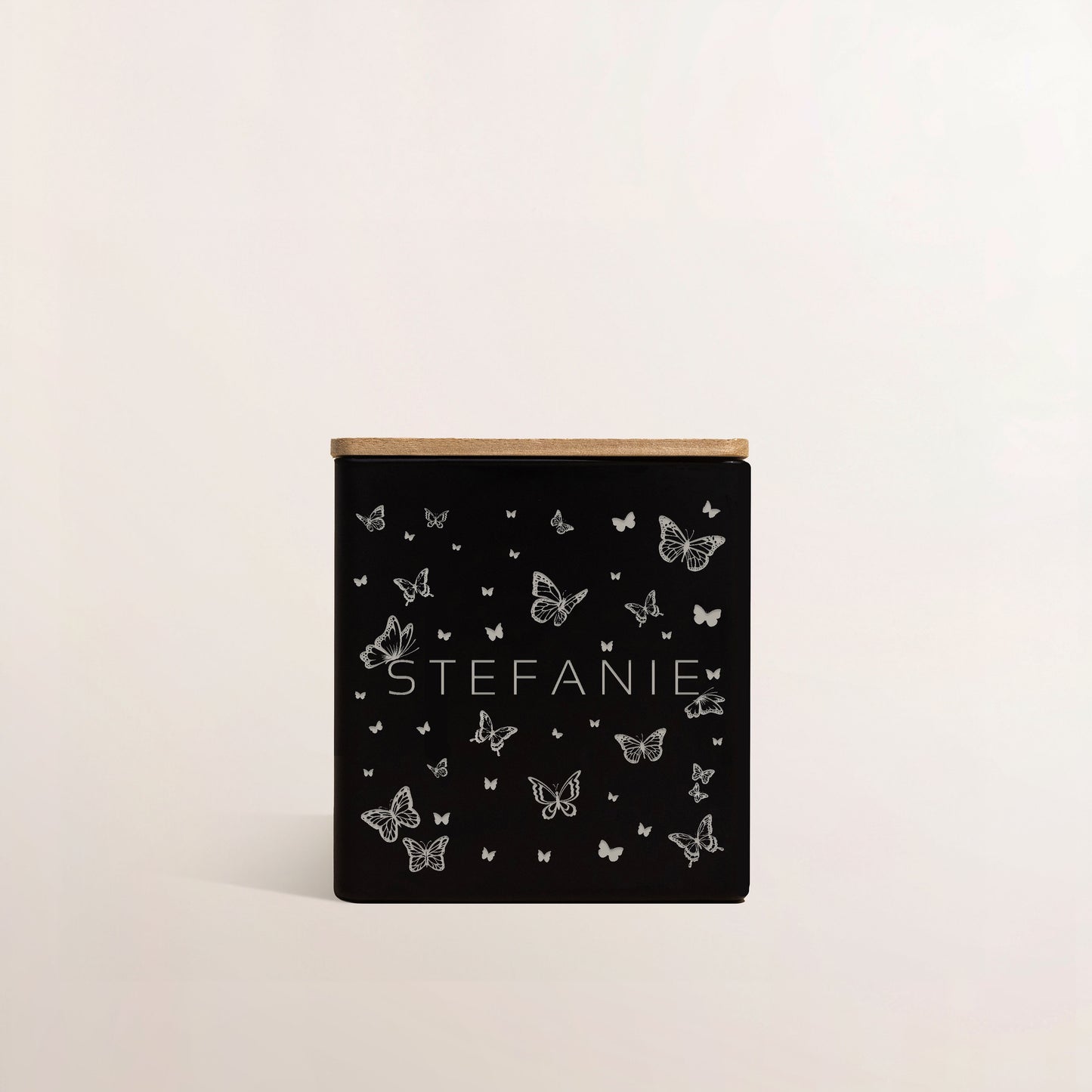 BUTTERFLY NAME CANDLE