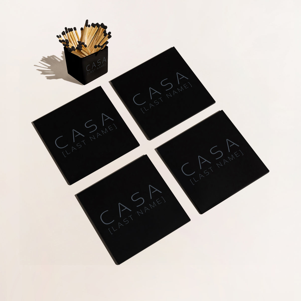 Casa Matches + Coasters Bundle