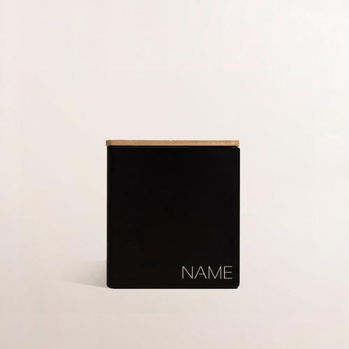 READY TO SHIP CORNER NAME CANDLE
