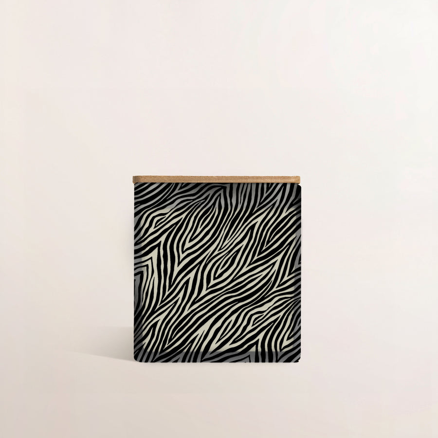 Zebra Print Candle