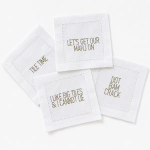 MAHJONG COCKTAIL NAPKIN SET