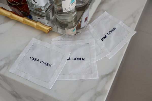 LINEN COCKTAIL CASA SET
