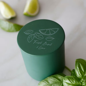 FRESH BASIL & LIME CANDLE