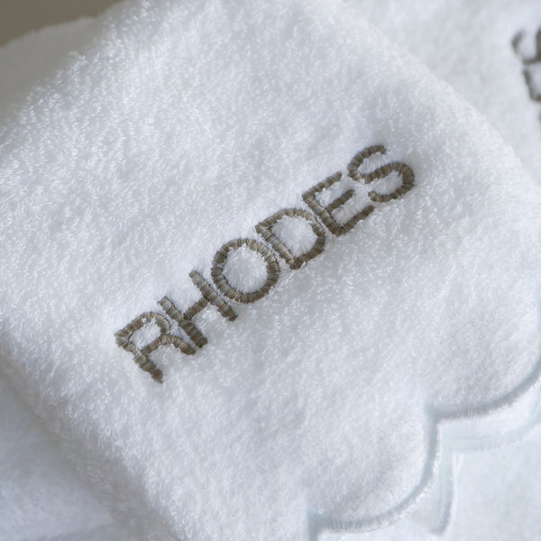 PERSONALIZED BATH AND HAND TOWELS