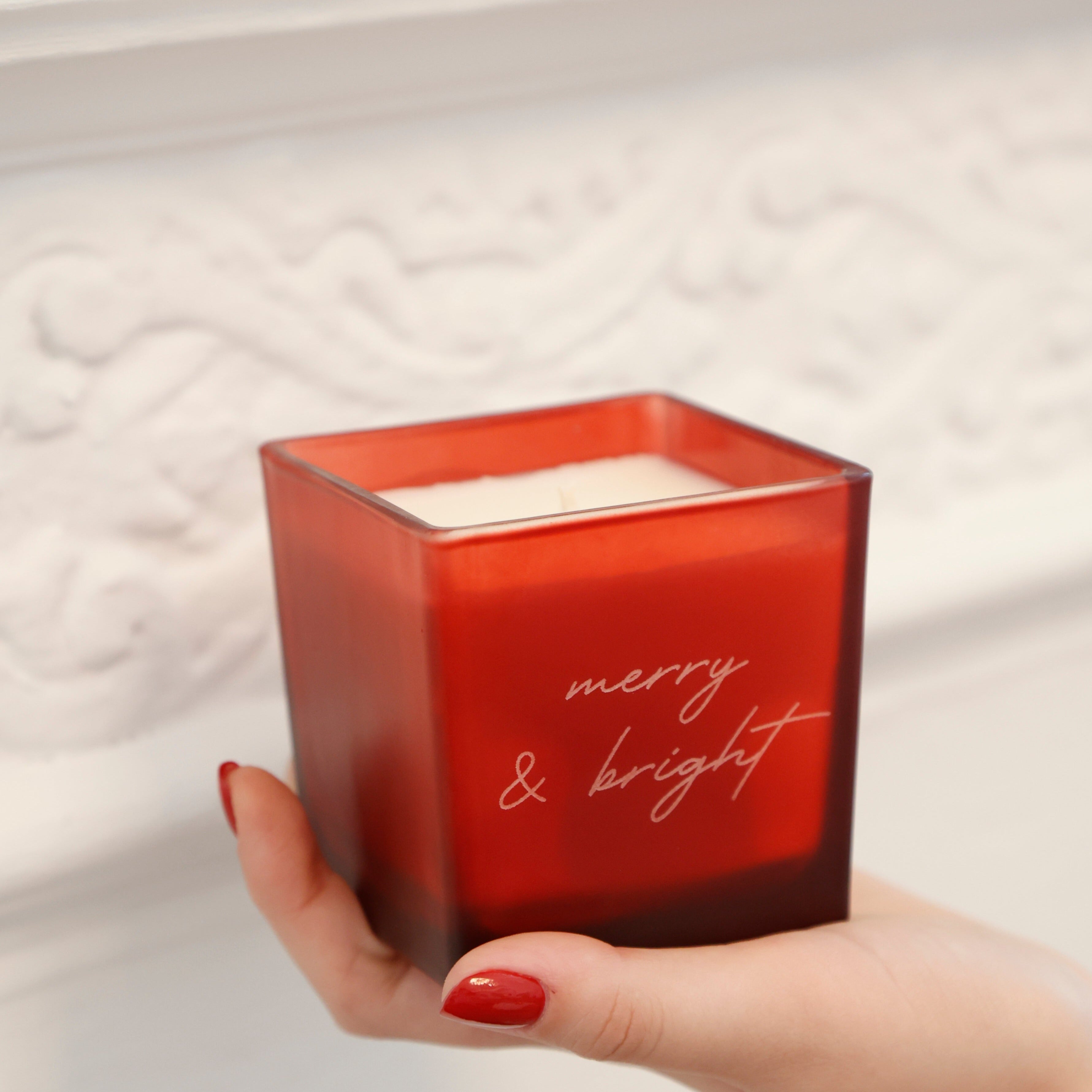 READY TO SHIP MERRY & BRIGHT CANDLE