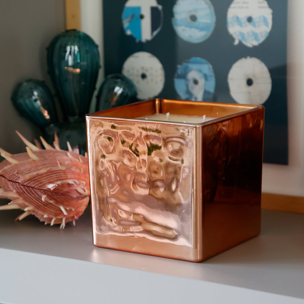 METALLIC ROSE GOLD CANDLE