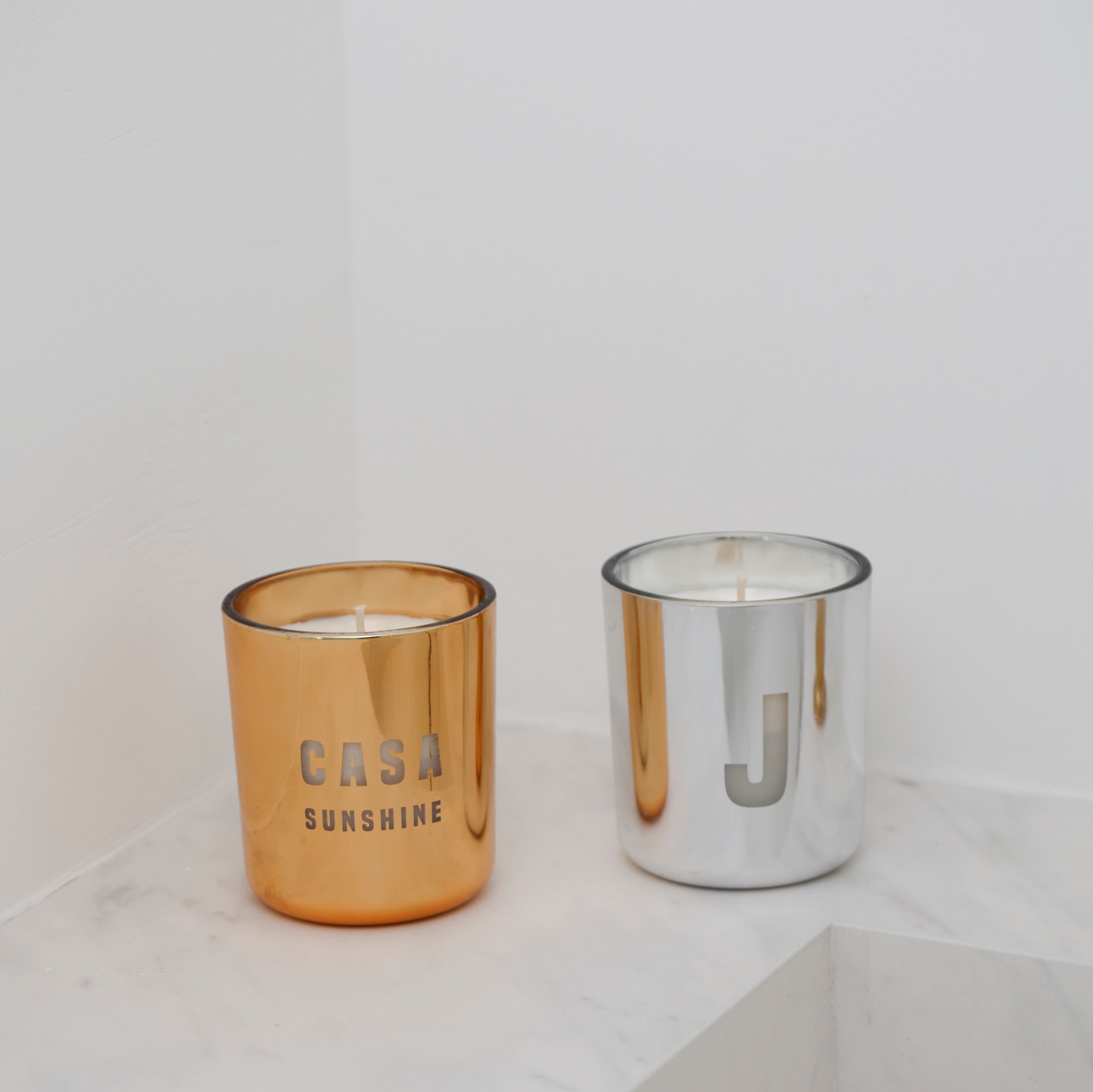 METALLIC GOLD CANDLE