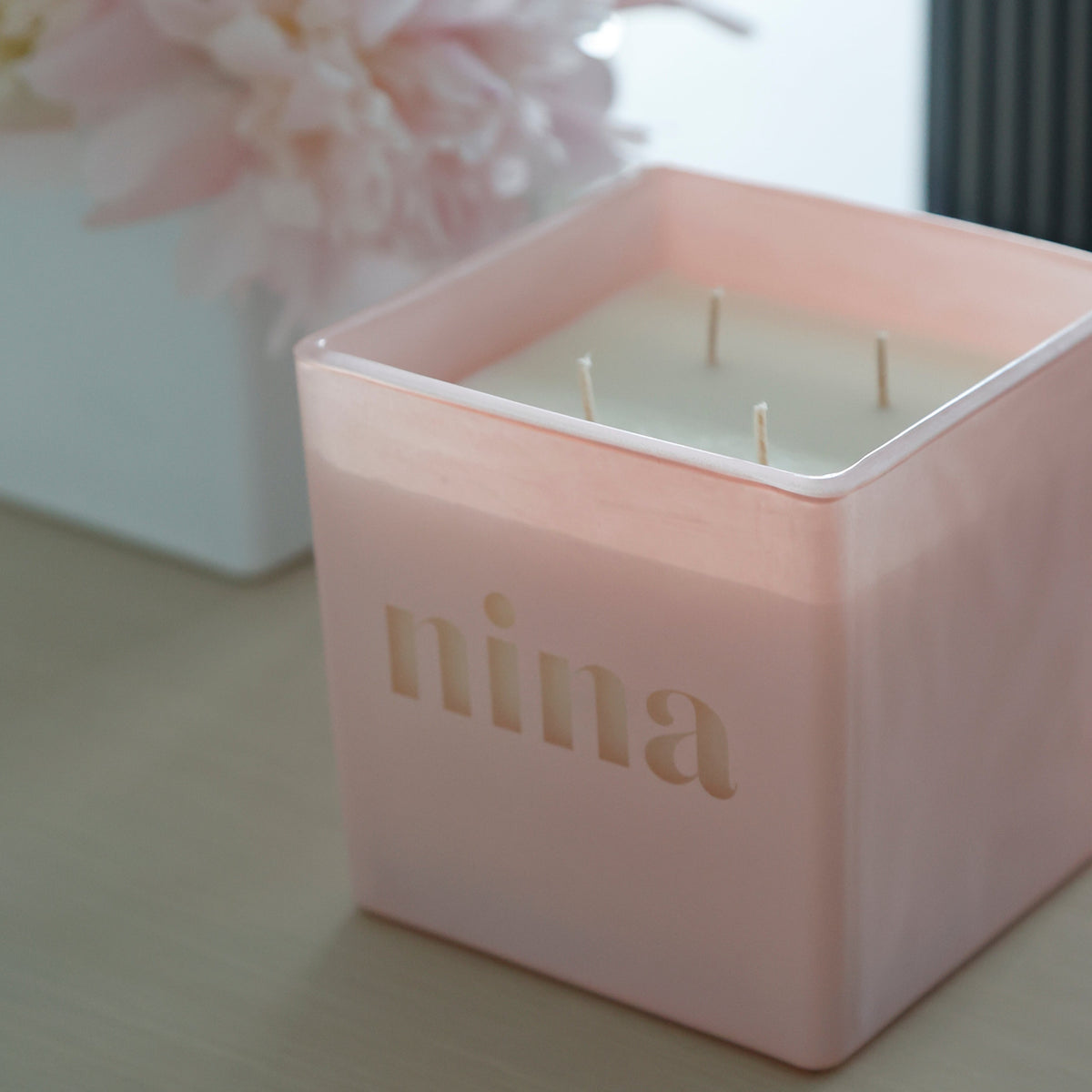 Blush Pink Candle
