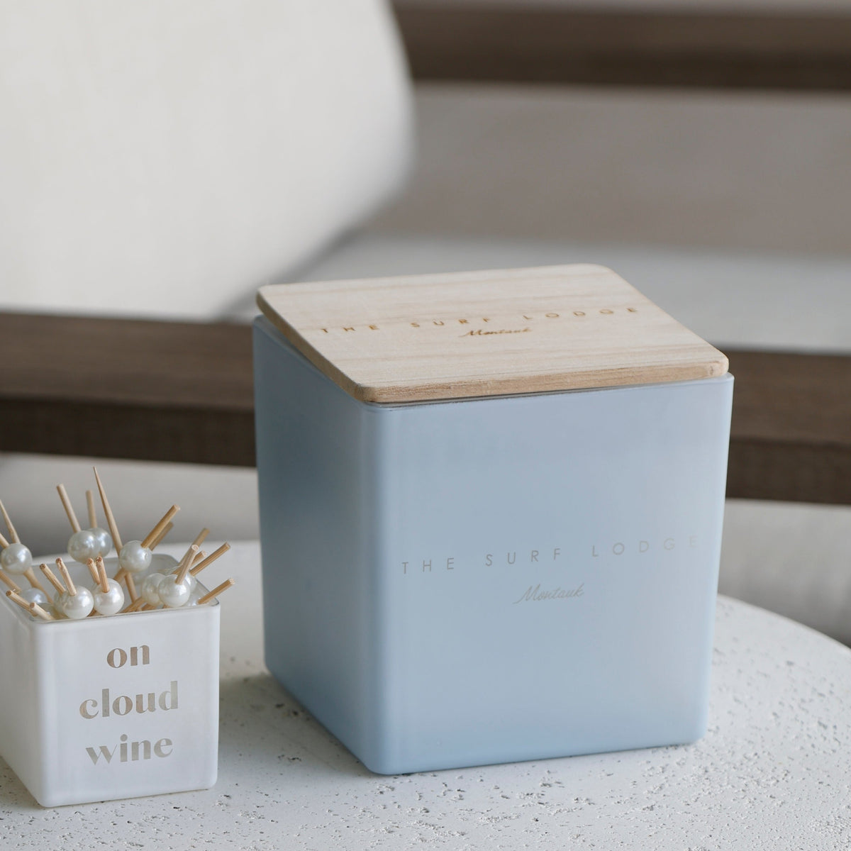 Powder Blue Candle