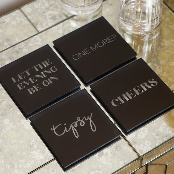 CHEERS COASTERS (SET OF 4)