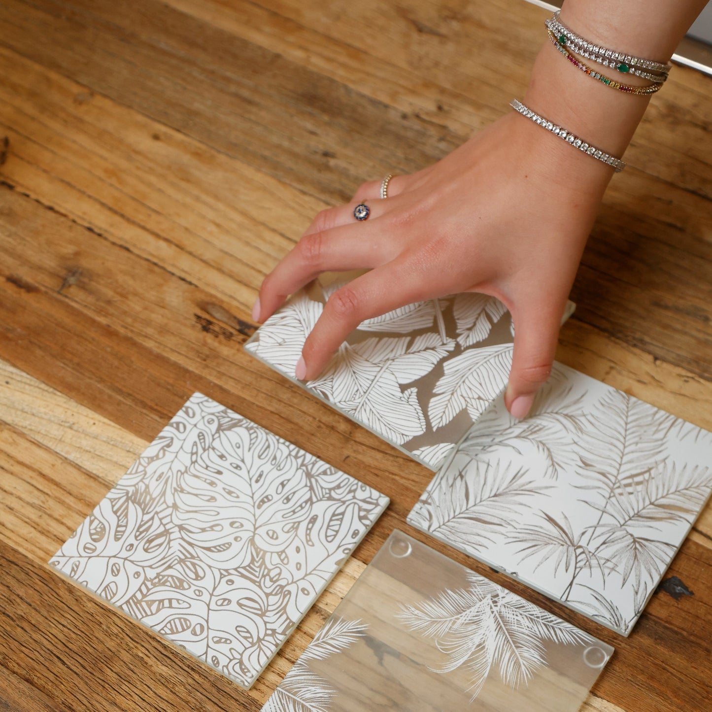 TROPICAL COASTERS (SET OF 4)