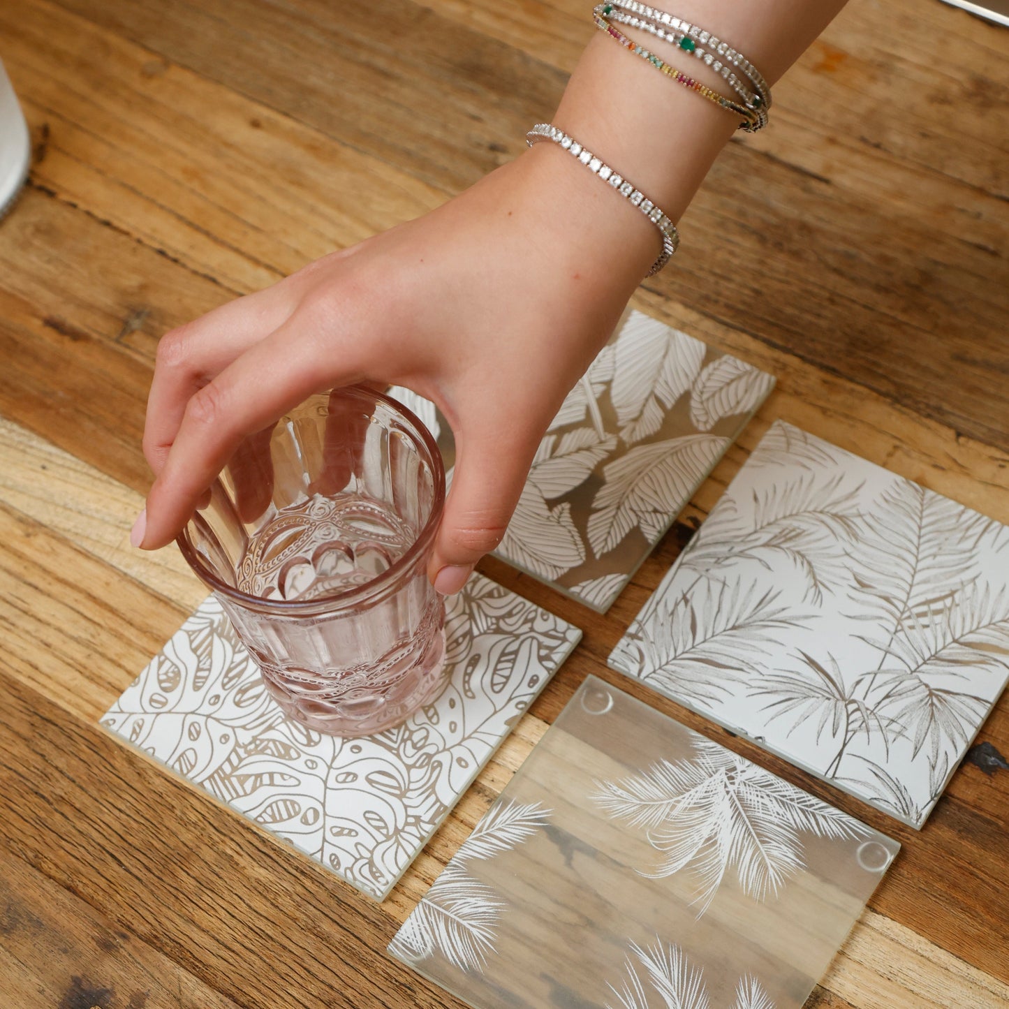 TROPICAL COASTERS (SET OF 4)