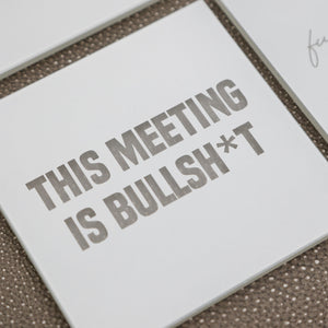 OVER IT COASTERS (SET OF 4)