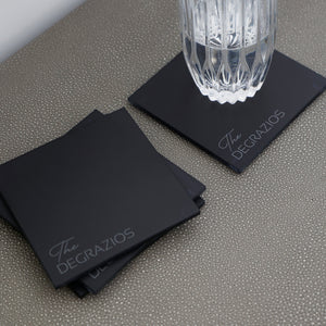 FAMILY NAME COASTERS (SET OF 4)