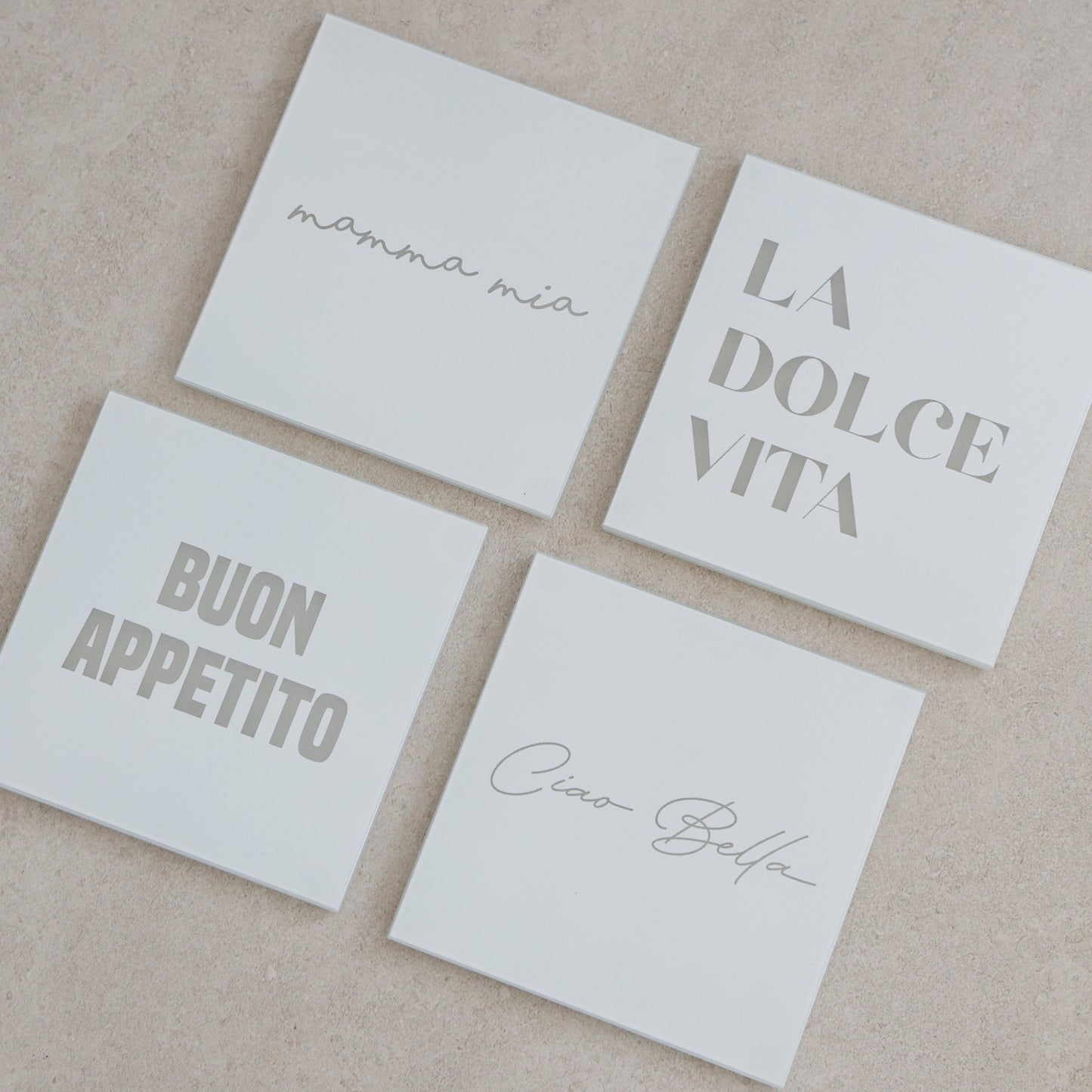 ITALIAN COASTERS (SET OF 4)