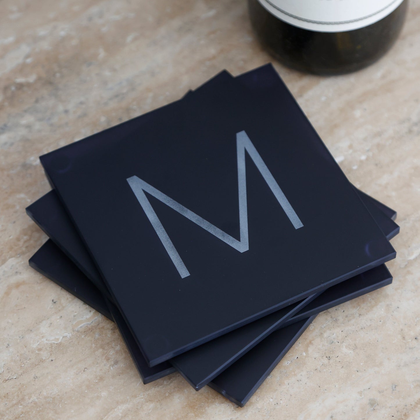 MONOGRAM COASTERS (SET OF 4)