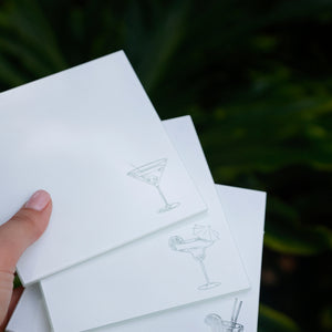 COCKTAIL COASTERS (SET OF 4)