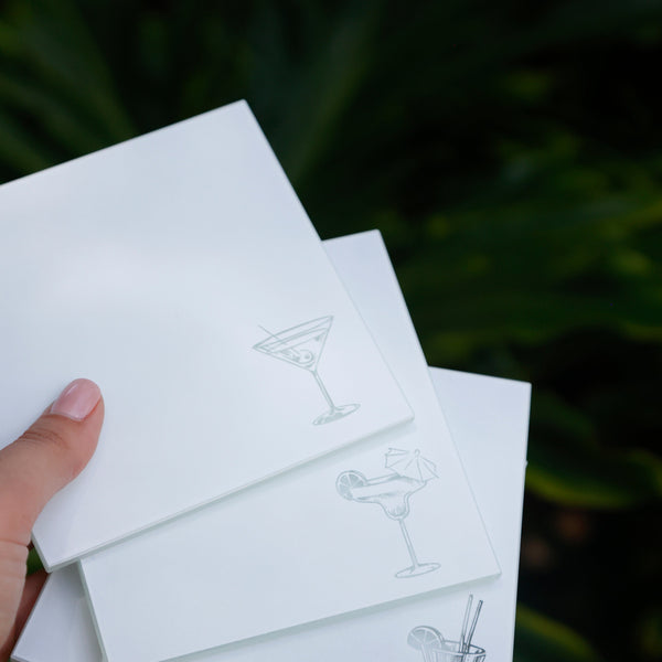 COCKTAIL COASTERS (SET OF 4)