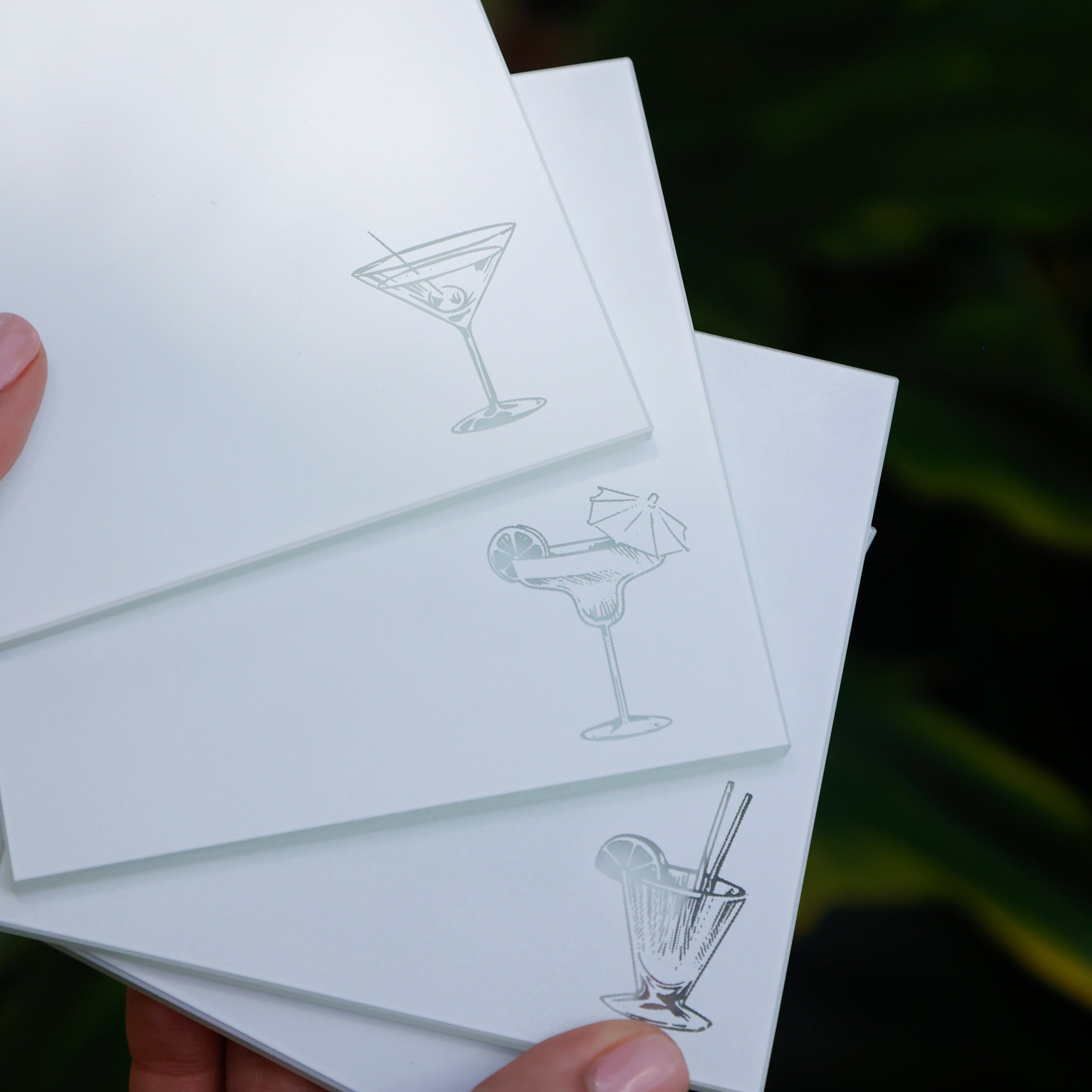 COCKTAIL COASTERS (SET OF 4)