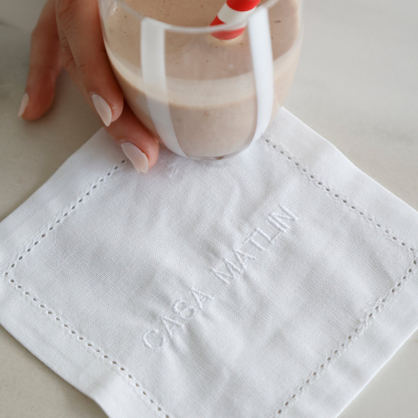 LINEN COCKTAIL SET