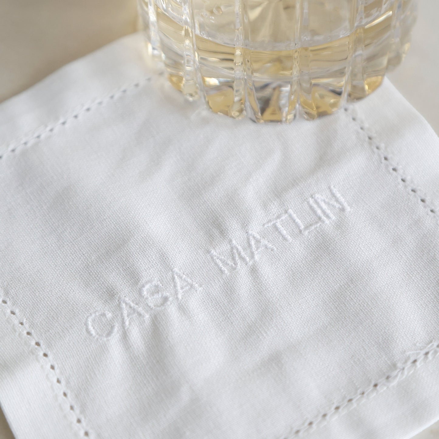 LINEN COCKTAIL SET