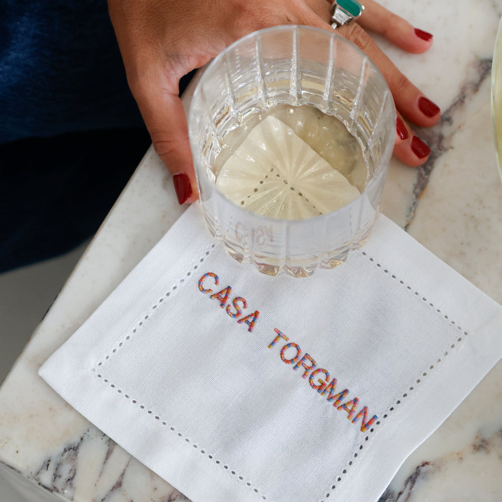 LINEN COCKTAIL CASA SET