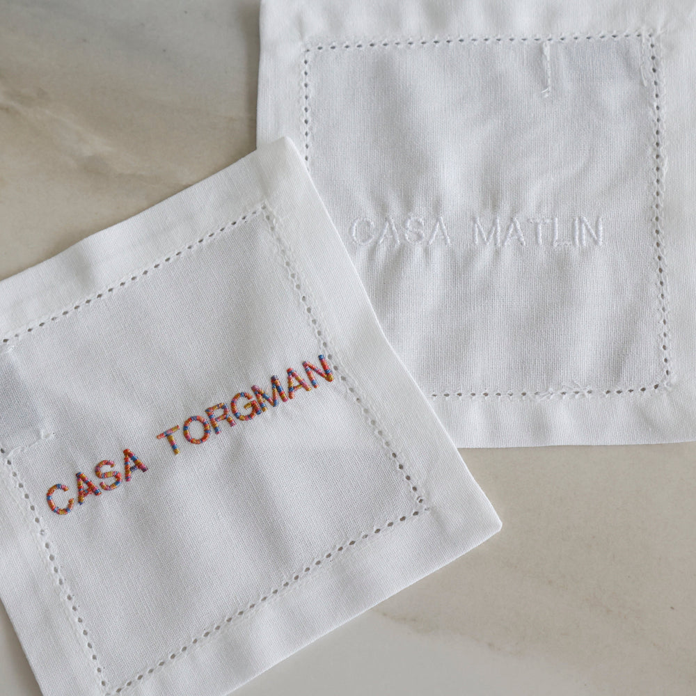 LINEN COCKTAIL SET