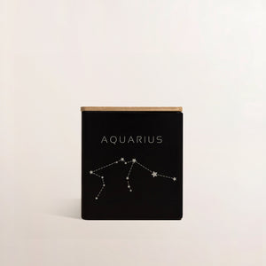 Aquarius Zodiac Candle