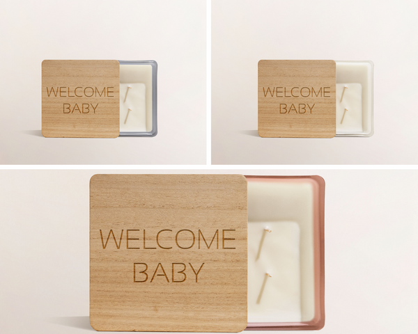 WELCOME BABY CANDLE