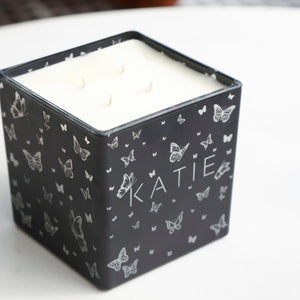 BUTTERFLY NAME CANDLE