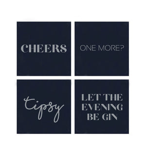 CHEERS COASTERS (SET OF 4)