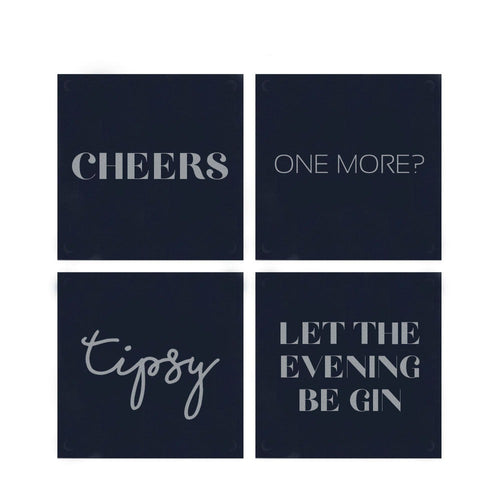 CHEERS COASTERS (SET OF 4)