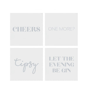 CHEERS COASTERS (SET OF 4)